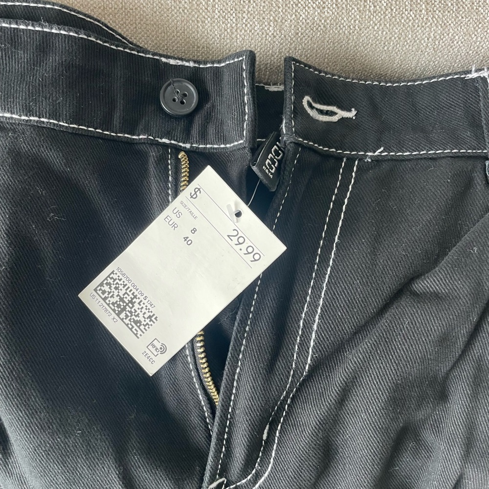 H&M black cargo pants